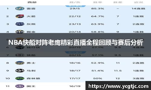 NBA快船对阵老鹰精彩直播全程回顾与赛后分析
